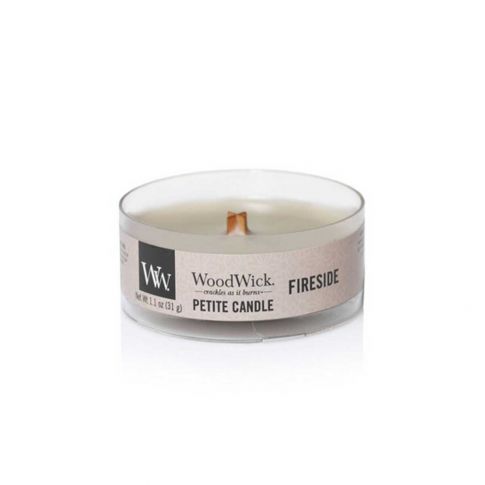 candele WoodWick Media colore Bianco