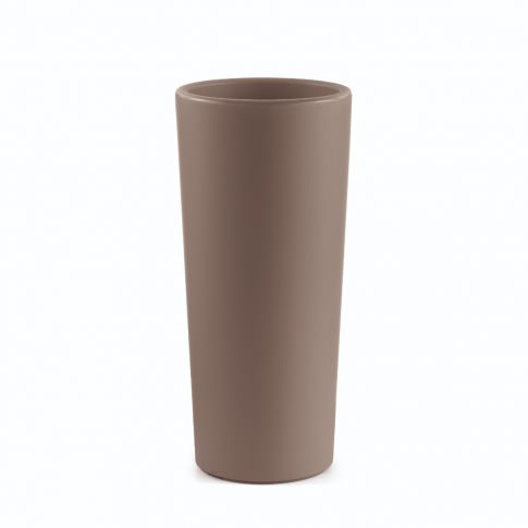 VASO CACHE-POT ROTONDO CLOU H.65CM BIANCO - Vasi Fioriere Peragashop