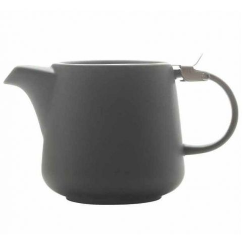 TEIERA USIGNOLO IN VETRO BOROSILICATO 660 ML GRIGIO - The Tisane e Infusi  Peragashop