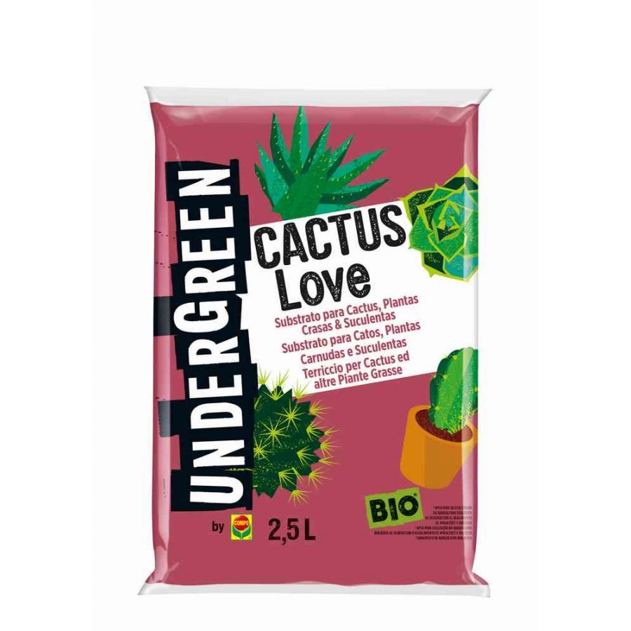 Cactus Love terriccio per cactus e altre piante grasse 2,5 litri