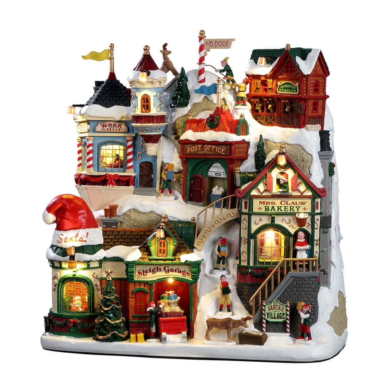 VILLAGGIO DI BABBO NATALE - SANTA'S VILLAGE - Casette ed edifici Peragashop