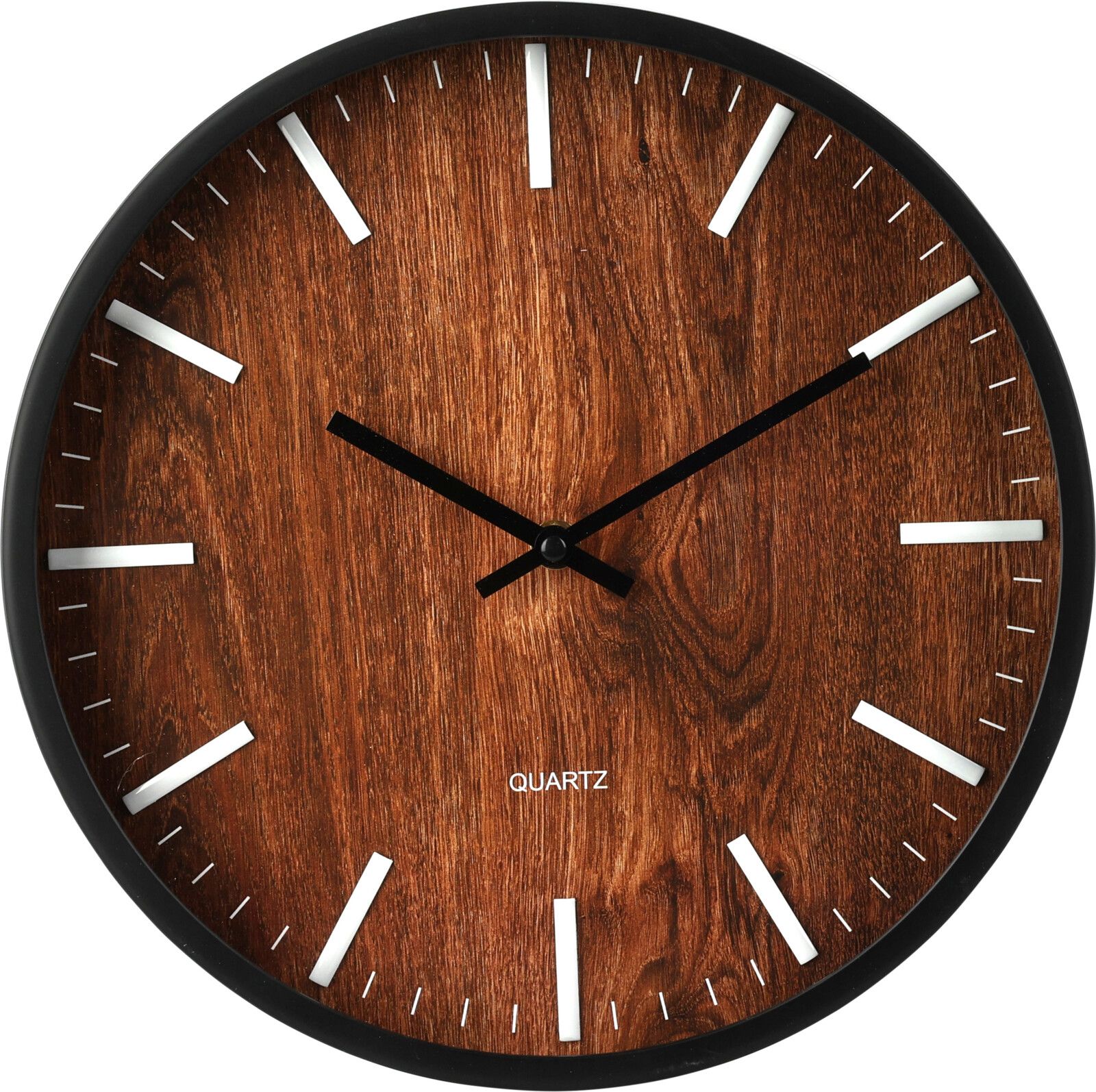 OROLOGIO DA PARETE 30CM EFFETTO LEGNO - Orologi Peragashop