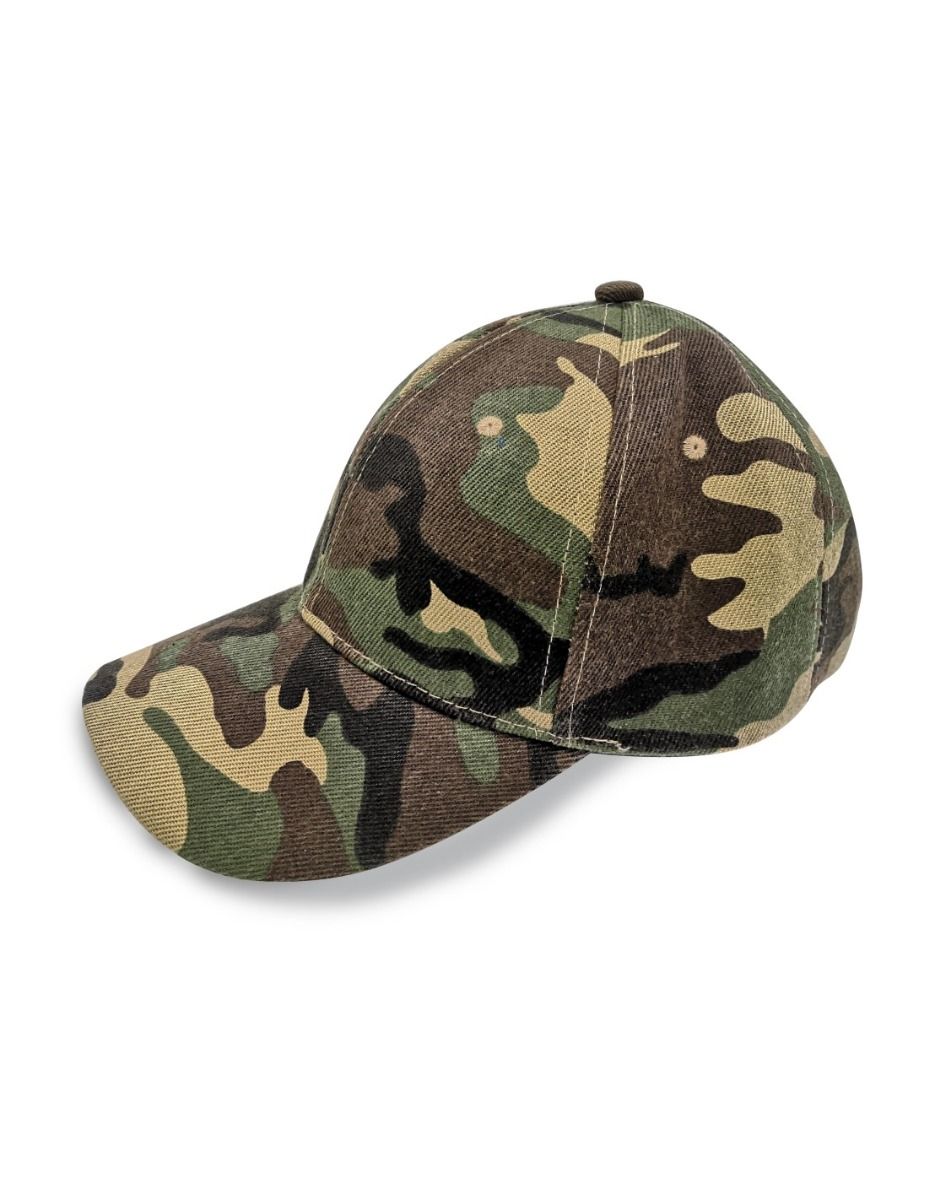 BATCAP: CAPPELLINO DA BASEBALL CON LUCE LED RICARICABILE. VERDE CAMOUFLAGE  MILITARE