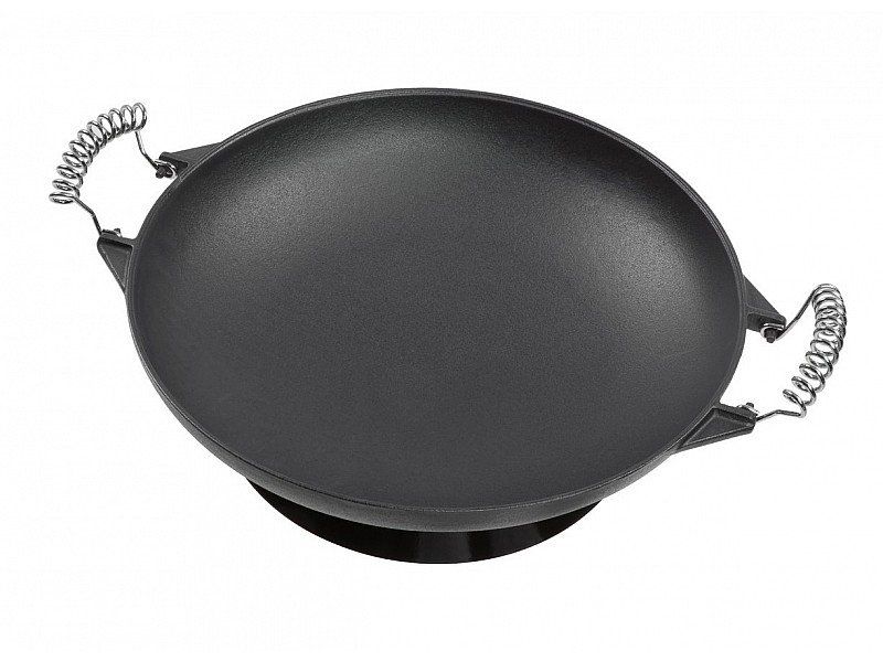 WOK IN GHISA 35,5 CM  Il Mondo del Barbecue