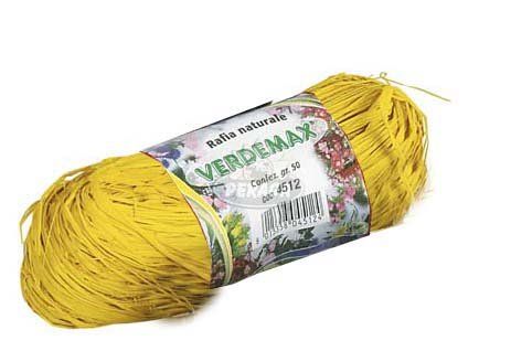 Rafia Naturale Colore Giallo Verdemax - Vasi Fioriere