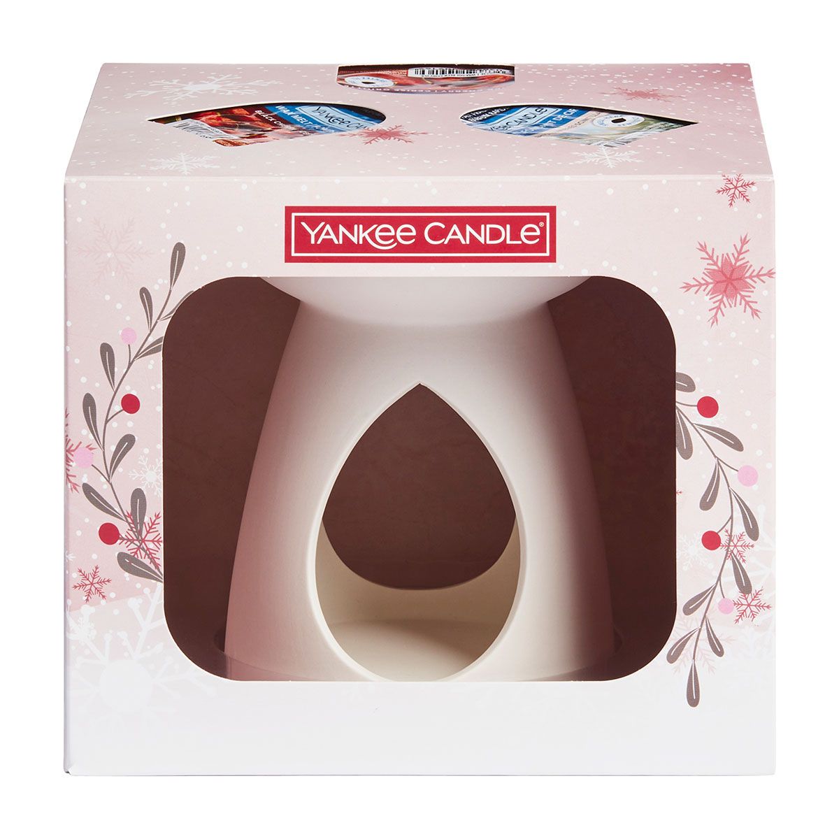 CONFEZIONE REGALO CON 3 CERE DA FONDERE WAX MELT YANKEE CANDLE