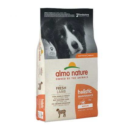 CROCCHETTE CANE HOLISTIC DOG MEDIUM 12KG AGNELLO