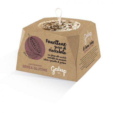 PANETTONE GRAN GALUP GOCCE DI CIOCCOLATO GLUTEN FREE 400GR