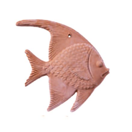 PESCE MEDIO 18CM IN TERRACOTTA