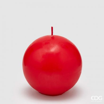 CANDELA SFERA D.10 ROSSO EDG