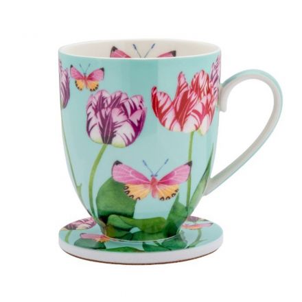 SET MUG CON SOTTOBICCHIERE POSEY TULIP LOVE 400ML